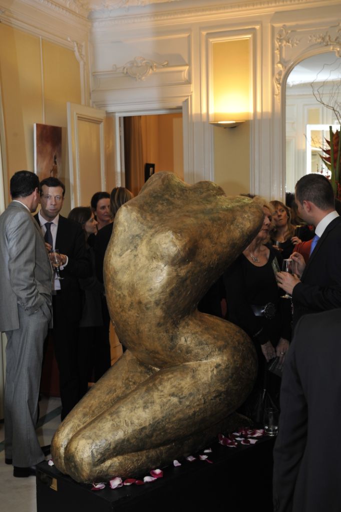 Vernissage — scultura ad un evento